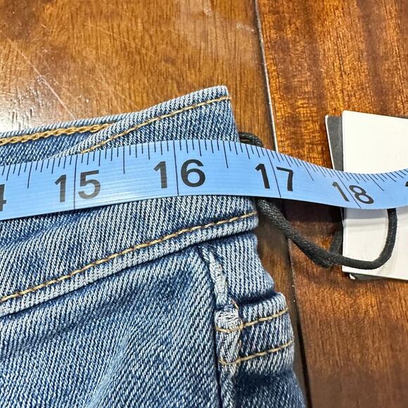 NWT RE/DONE Originals 90s High Rise Ankle Crop Jeans Medium Blue Women 31 - Picture 8 of 11